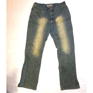 Crest Jeans‎ Women's Size 17 18 Blue Wash Denim Bootcut Slit Hem Jeans
